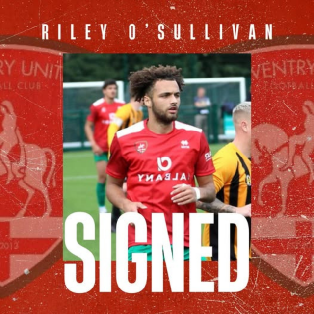 The Legend Returns: Riley O’Sullivan Rejoins Coventry United